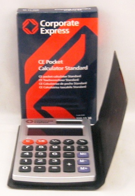 calculatrice pocket corporate express