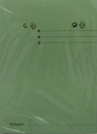 farde 3-klep karton din x50 esselte groen