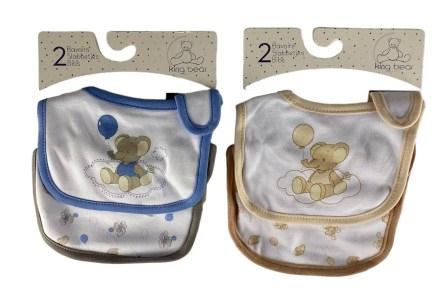 bavoirs petits set-2 velcro