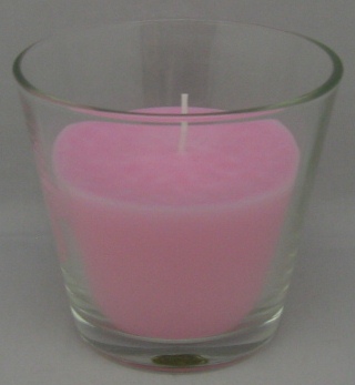 kaars in glas