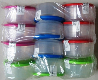 boites plastique s-2x1l rondes
