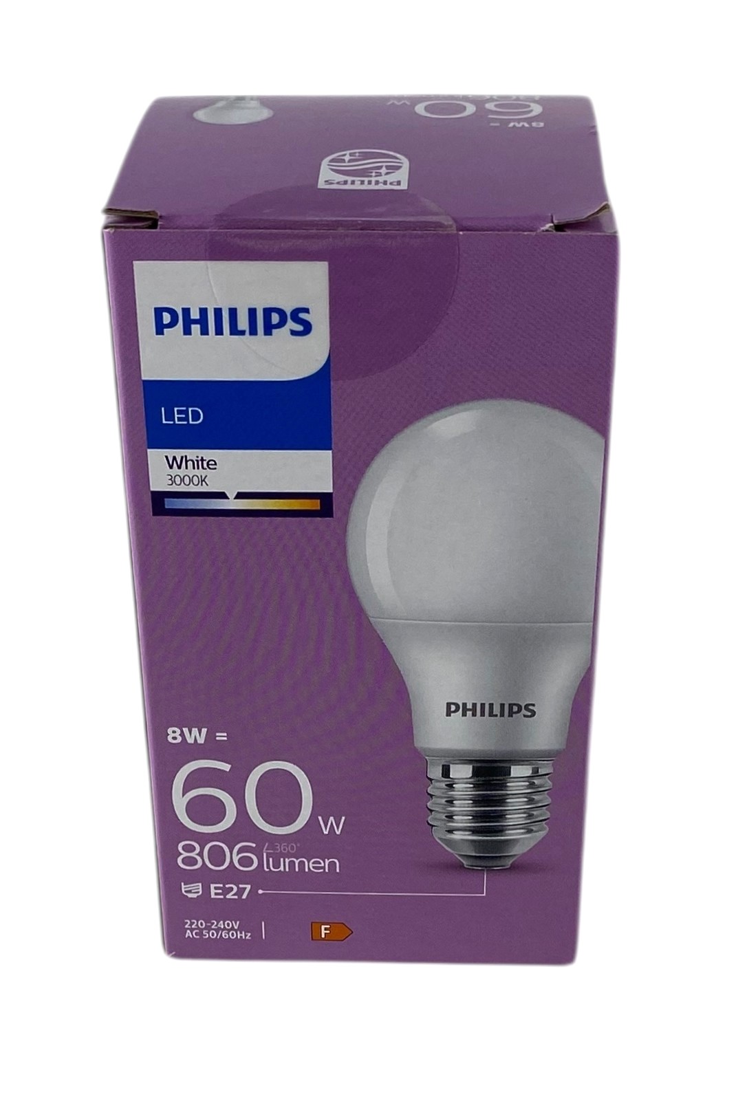 philips led lamp 8w=60w 3000k e-27 806 lumen