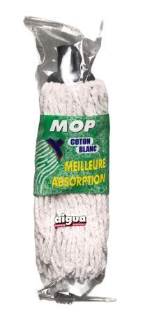 moppe coton blanc xxl aigua 220gr