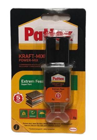 pattex colle epoxy power-mix 6g promo