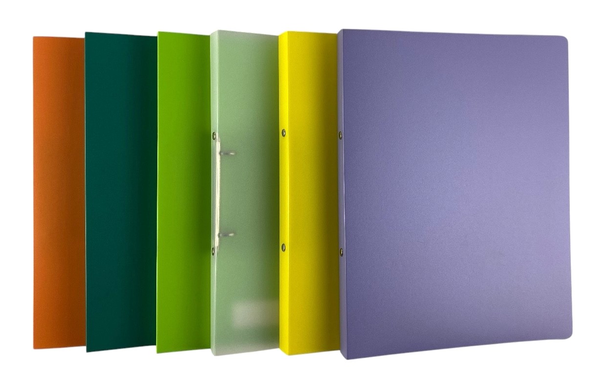 classeur mini anneaux pp opaque ass.