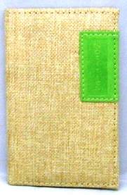 carnet lin 9x14cm