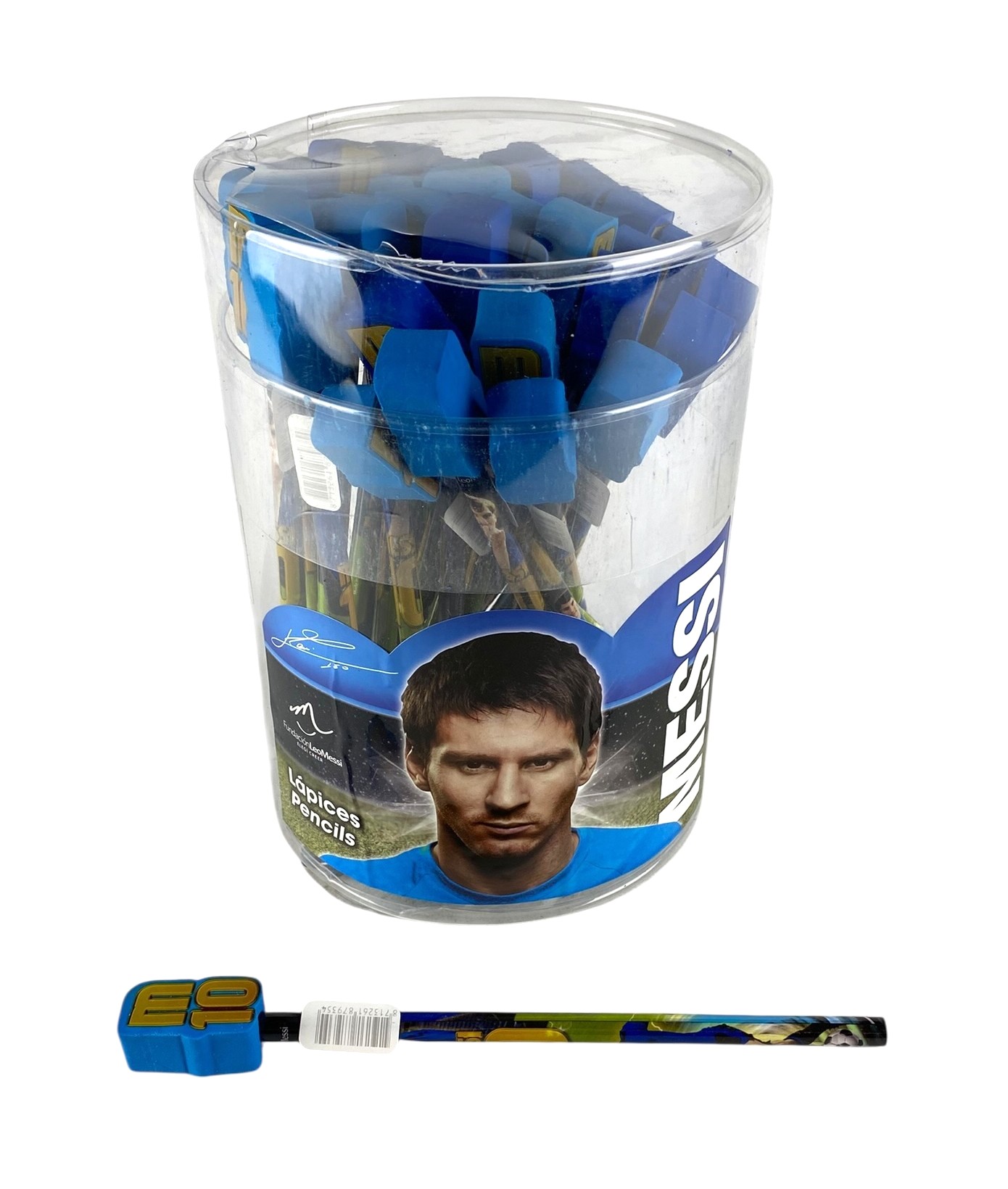crayon avec gomme messi ass