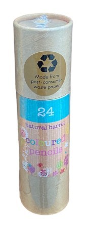 crayons de couleur par 24 natural