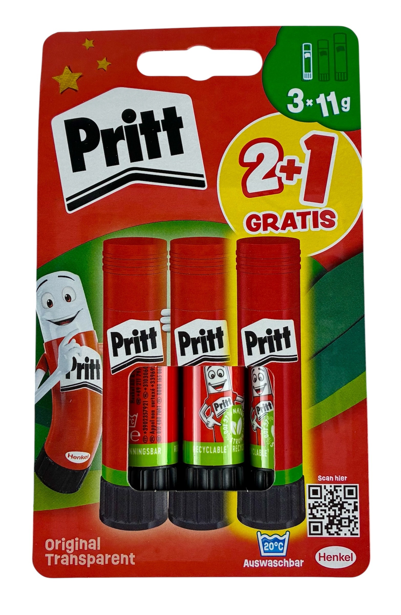 pritt lijmstick 3x11gr original stockverkoop kleefband/kleefbandapp/lijm/lijmstick
