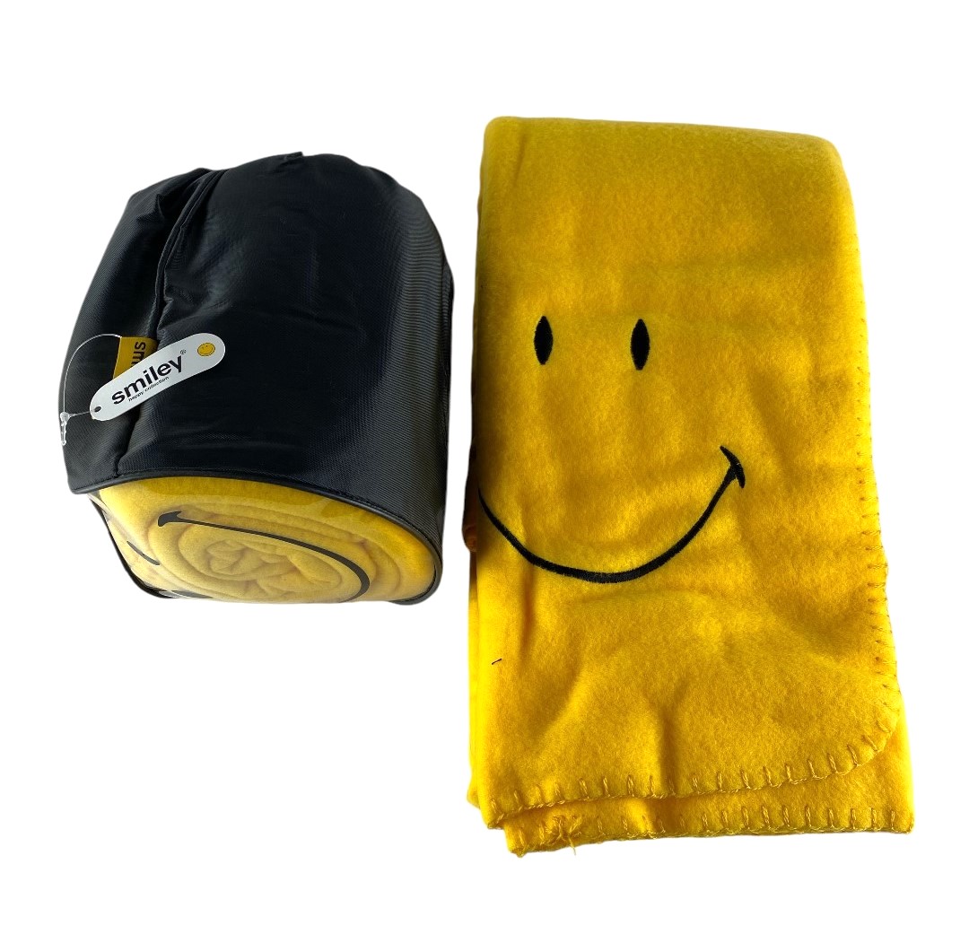 fleece deken smiley 150x120cm