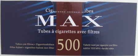 max 500pcs filter tube max
