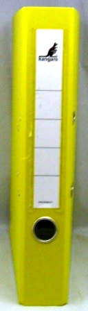 classeur 5cm jaune