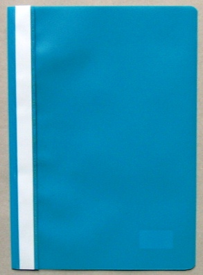 bestekmap plastiek turquoise