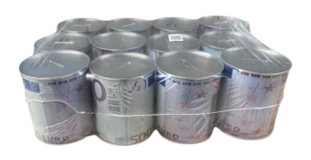 spaarpot euro 10x12cm