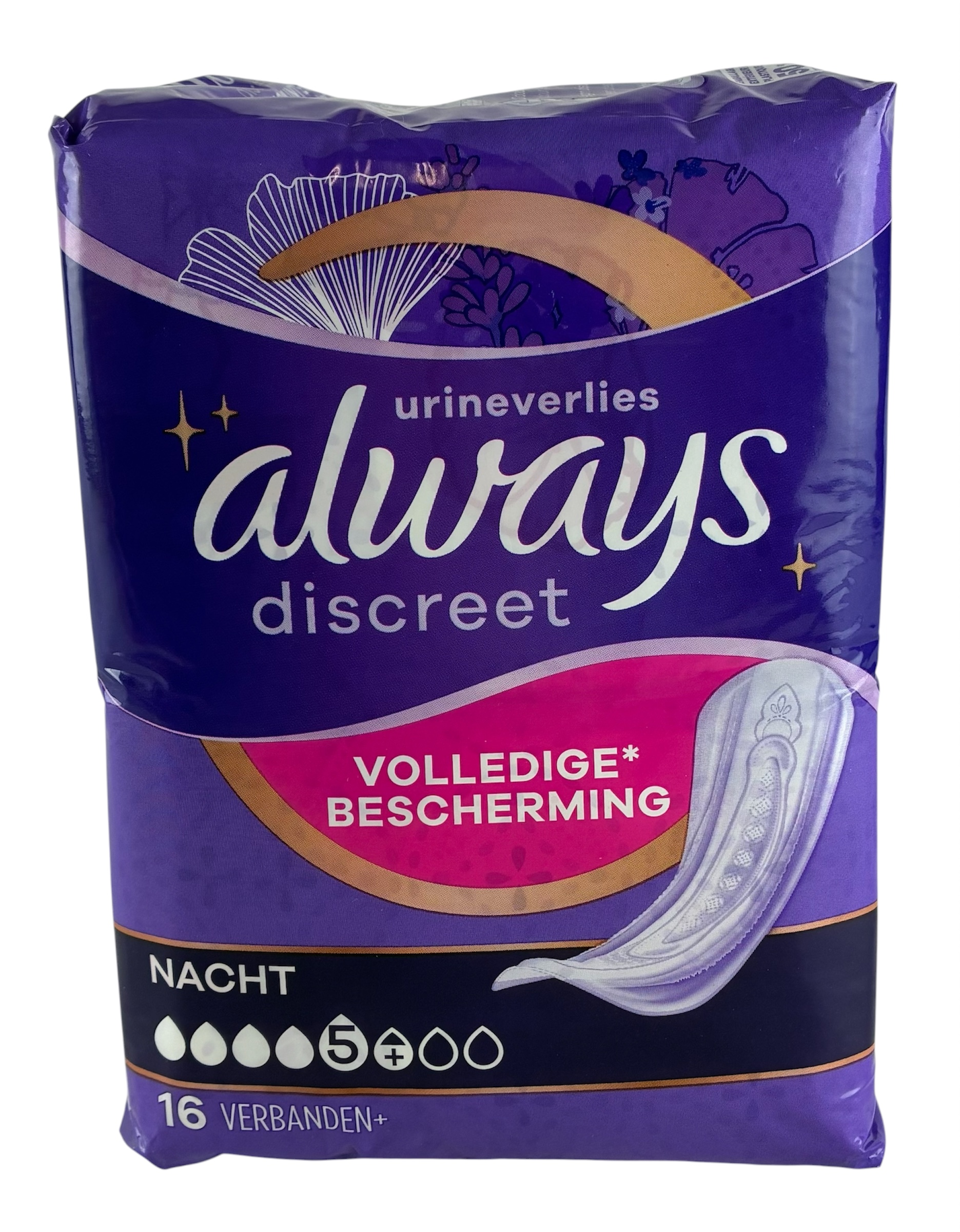always discreet maandverband nacht 16st
