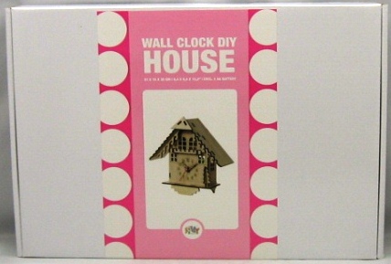 wandklok huisje silly gifts