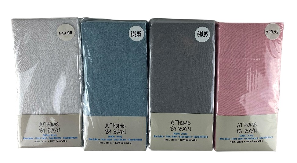 hoeslaken double jersey 200x200-220cm ass