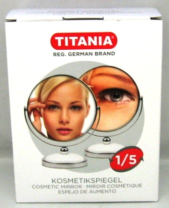 titania miroir cosmetique 12cm h18cm