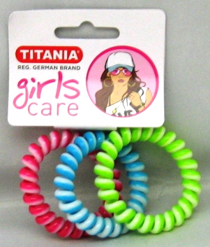titania elastics cheveux girls 3-pcs