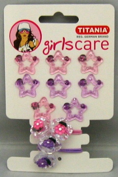 titania clips cheveux girls 8-pcs