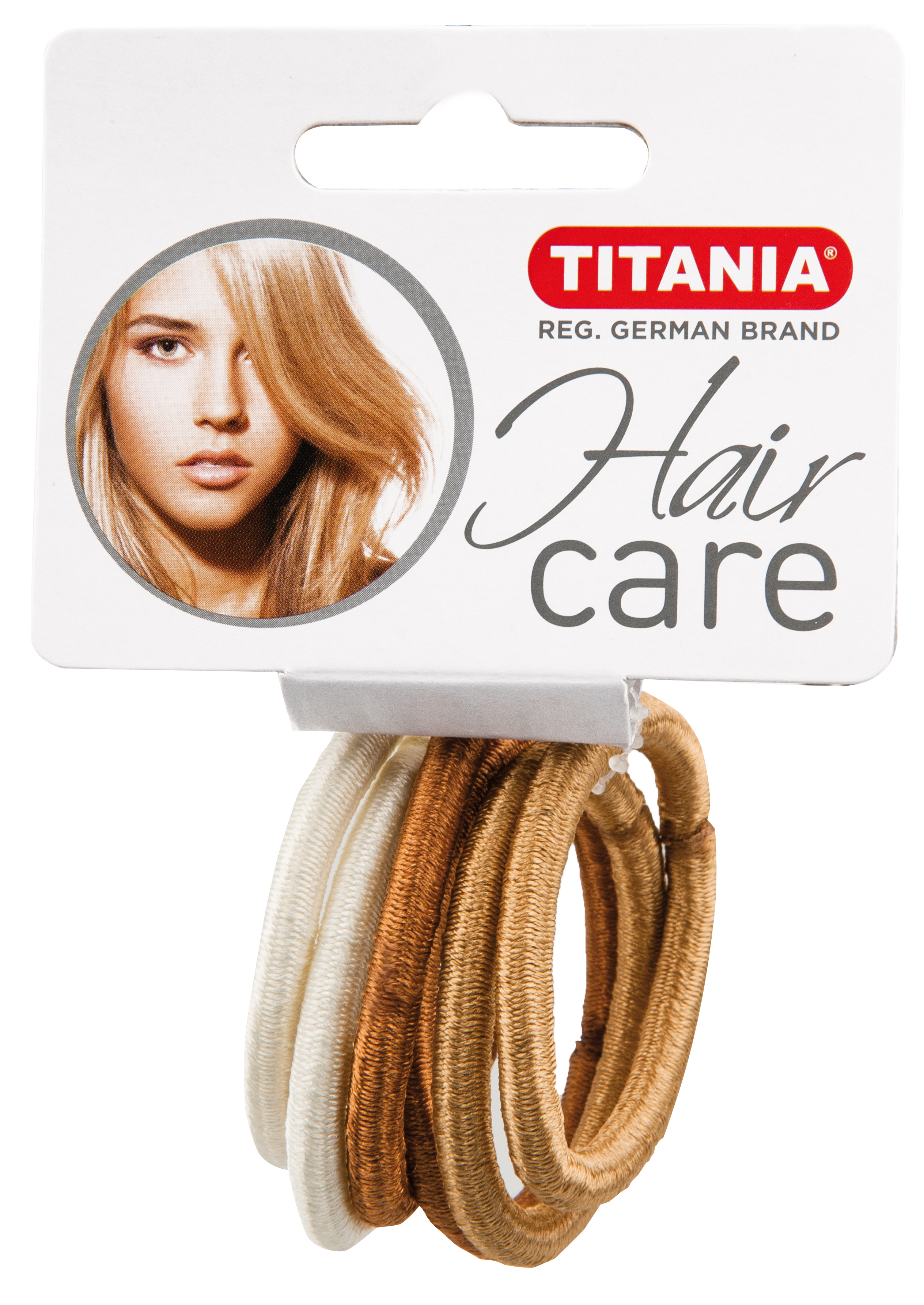 titania elastics cheveux 6-pcs brun