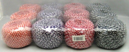 corde coton blanc-colore 100gr
