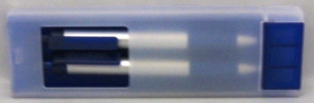 parure stylo bille + crayon 2pcs bleu