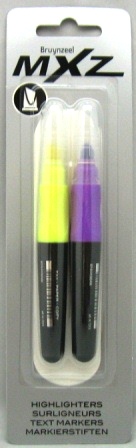 highlighter mxz bruynzeel bls-2 stockverkoop viltstiften/markers