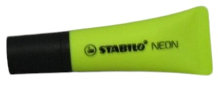 stabilo neon markeerstift geel