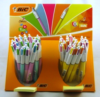 bic 4-couleurs fun stockverkoop schrijfwaren