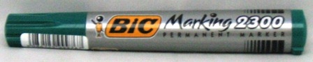 marqueur bic point pente perm. 2300 vert