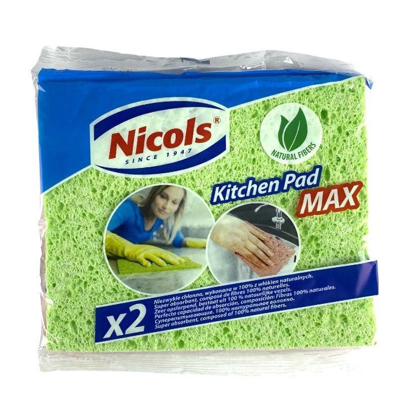 nicols eponge cellu. x2 kitchen pad promo
