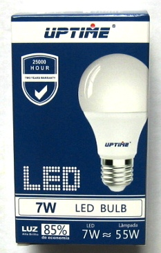 led lamp e-27 7w 3000k