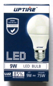 led lamp e-27 9w 3000k