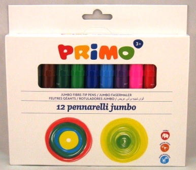 feutres jumbo x12 primo