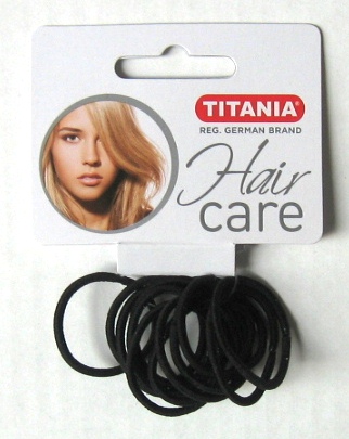 titania elastics cheveux 12pcs