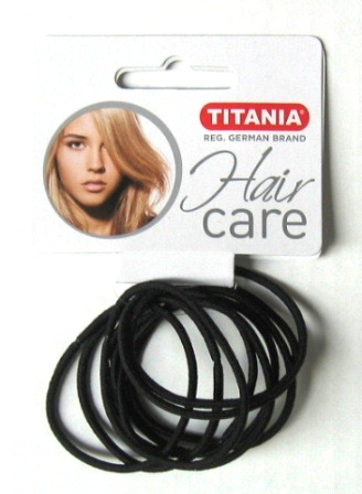 titania elastics cheveux 9pcs