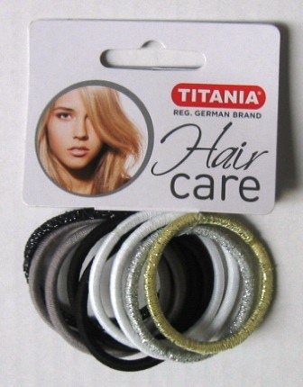 titania elastics cheveux 9pcs