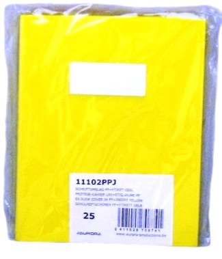 couverture cahier a5 jaune