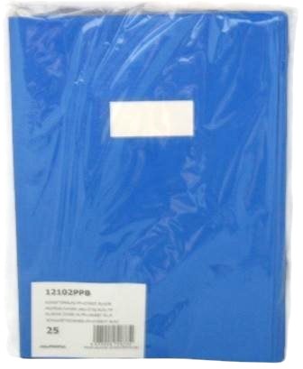 couverture cahier a4 plastic bleu