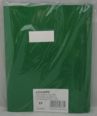 couverture cahier a4 plastic vert