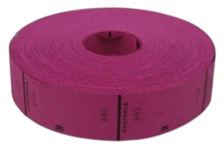 rouleau 1000 etiquettes p. tombola rose stockverkoop diversen