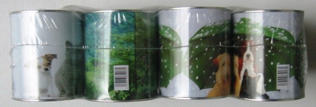 spaarpot metaal dieren 10x12cm