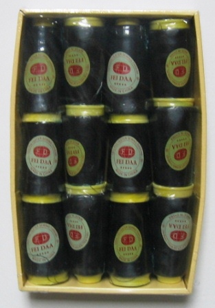 naaigaren polyester zwart