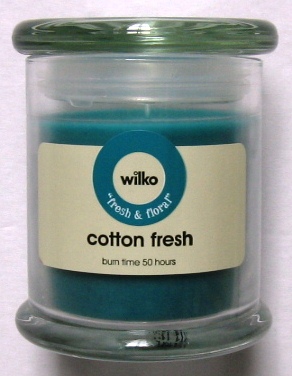kaars bokaal wilkinson cotton fresh