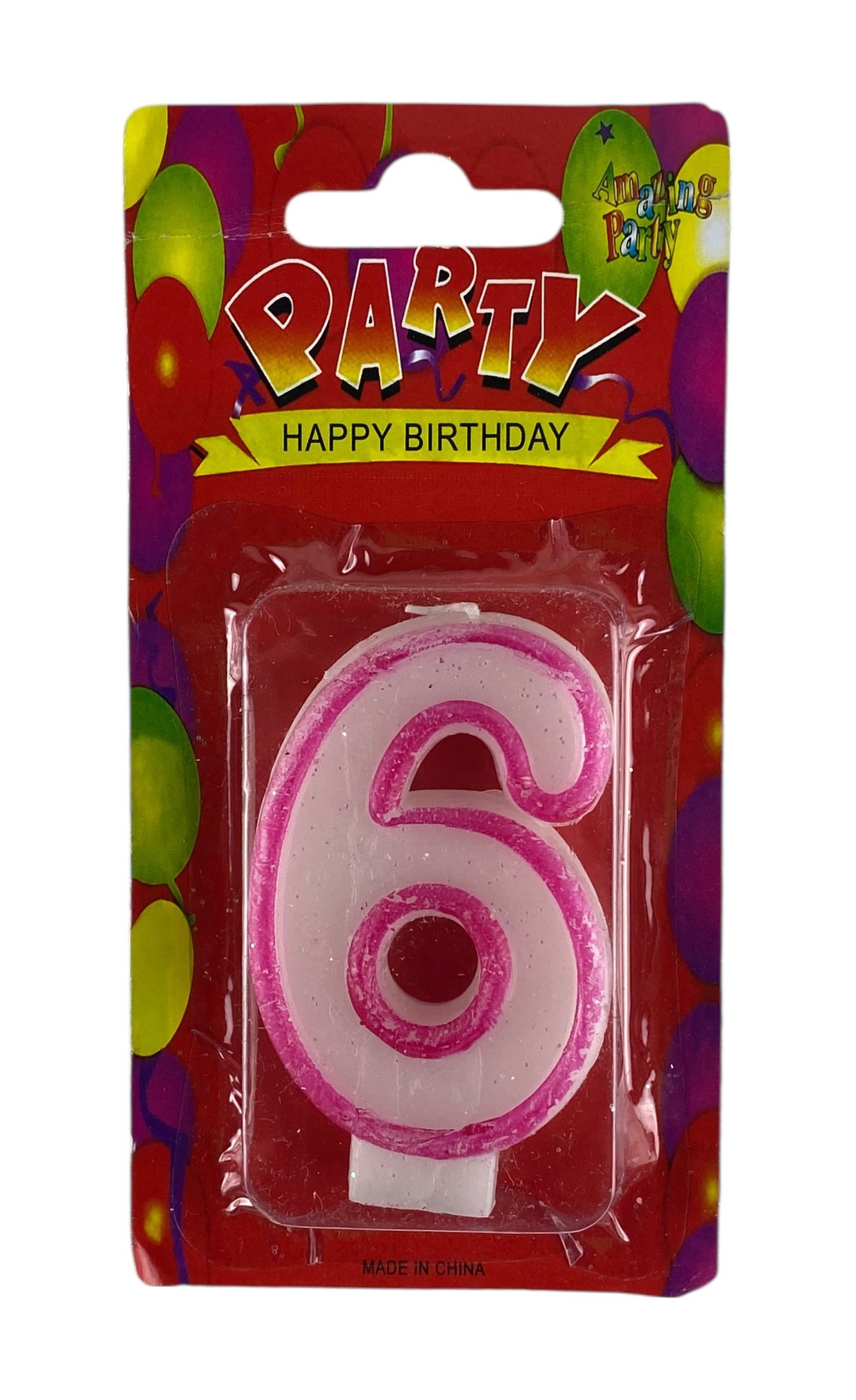 verjaardagskaars nummer 6