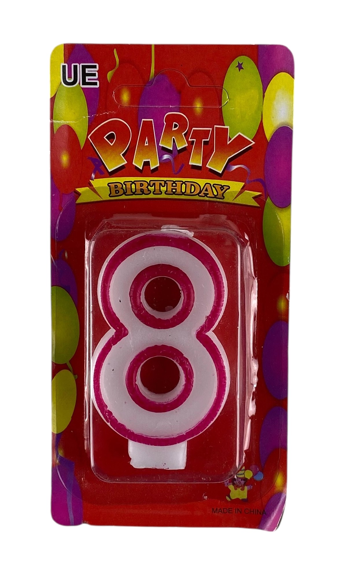 verjaardagskaars nummer 8