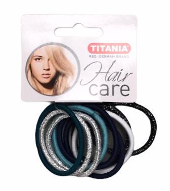 titania elastiques cheveux 4cm x9 mix