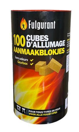 x100 aanmaakblokjes fulgurant