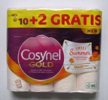wc papier cosynel gold 10+2gratis